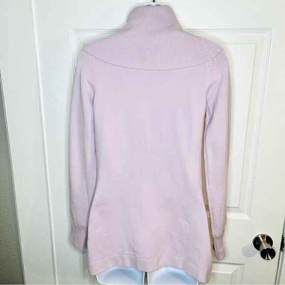French Connection Long Sleeve Cowl Neck Sweater Closed Knit Lavendar Pink S - Picture 8 of 11